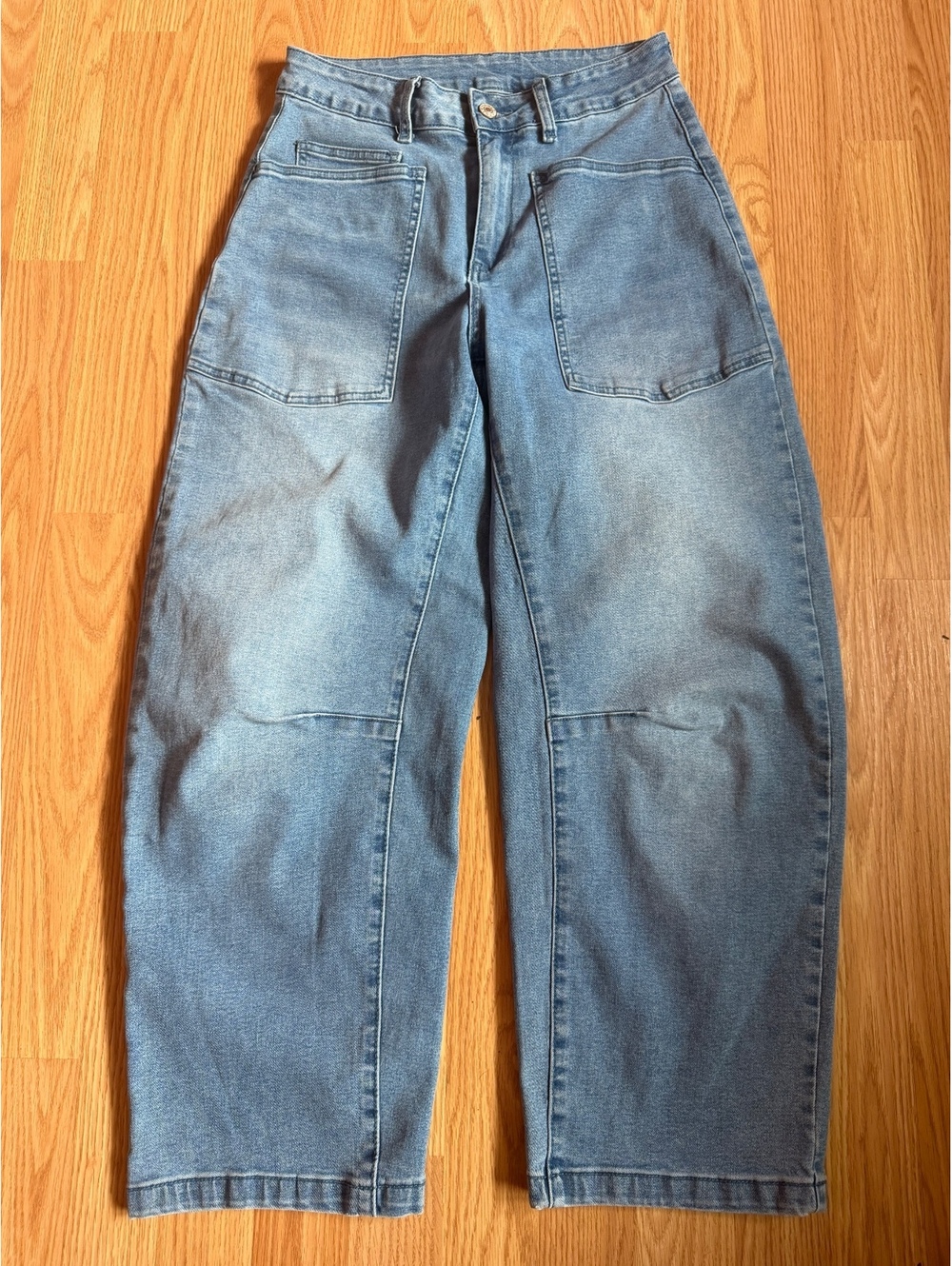 Unbranded Barrel Jeans Size 4 Short Inseam